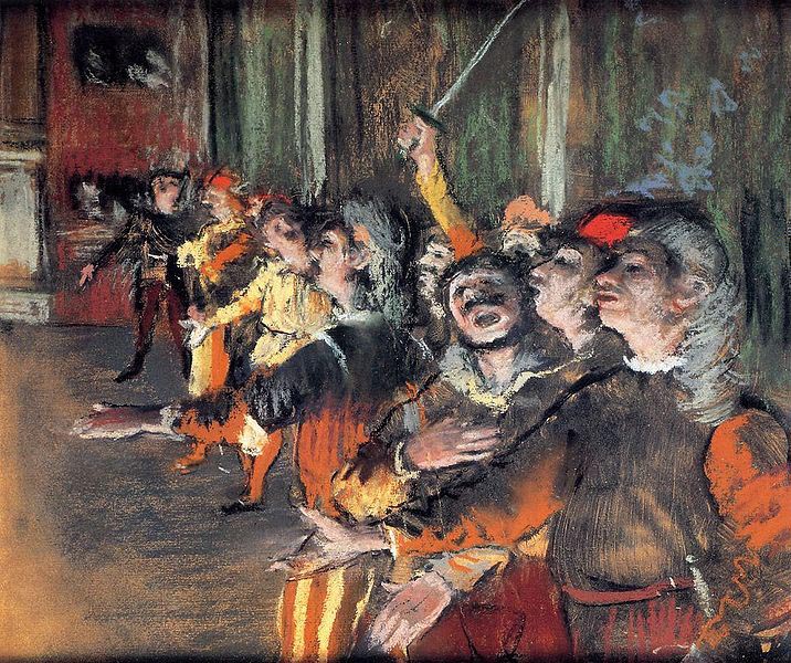 The Chorus (1876) by Edgar Degas